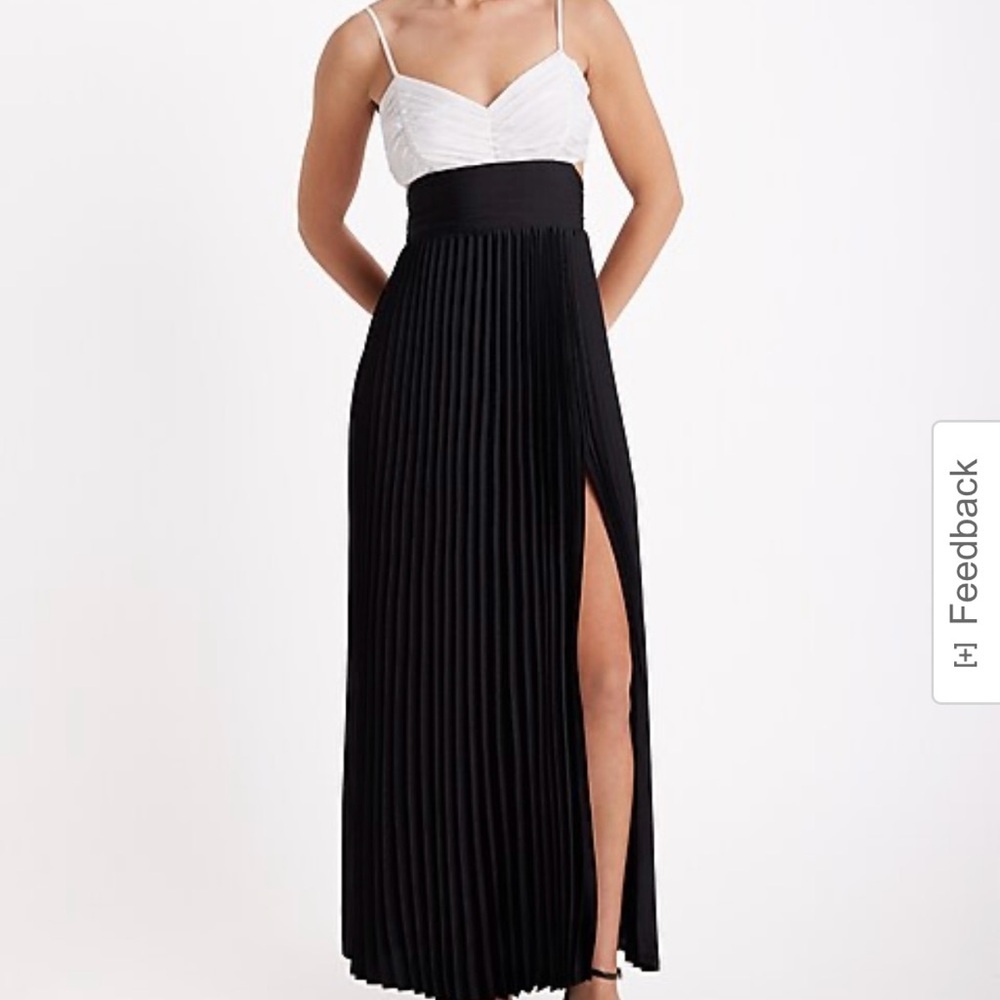 Express Black and White Maxi Skirt - Picture 5 of 16